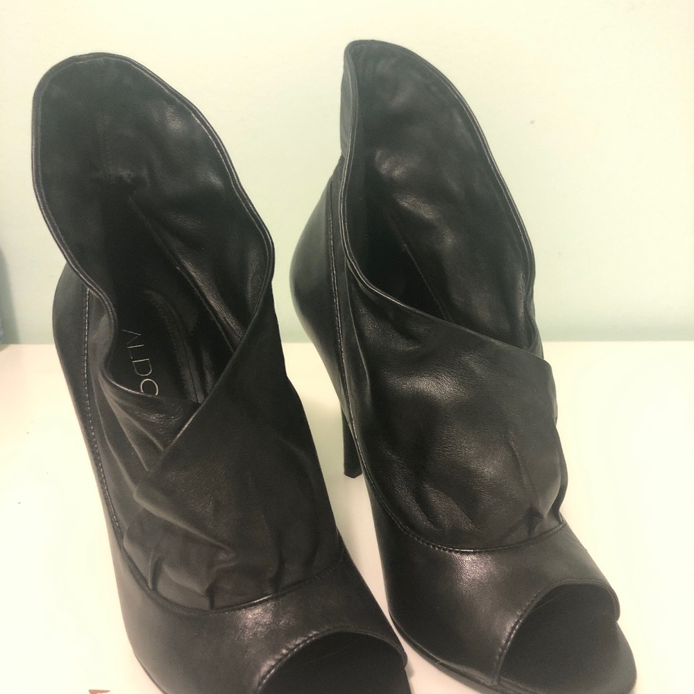 Aldo black leather elegant shoes